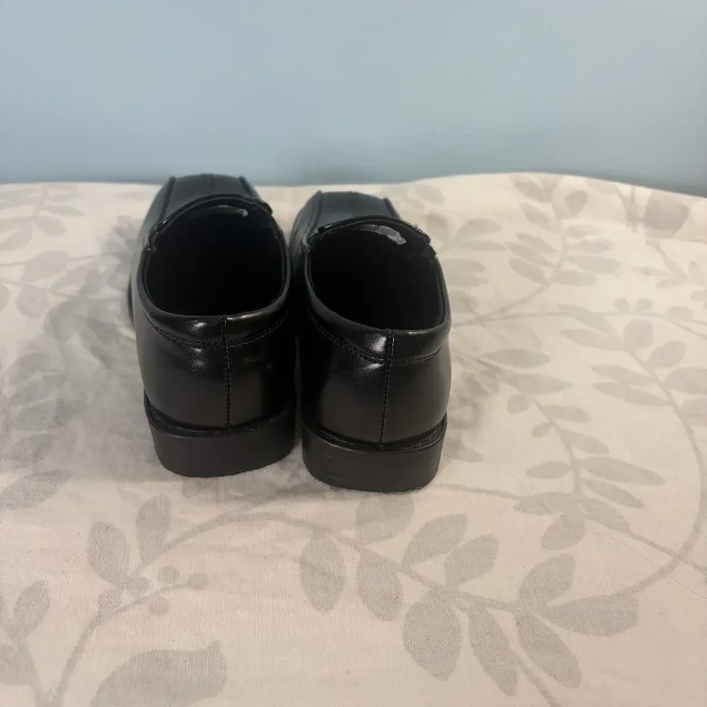 Boys Black Uniform Dress Shoes School Church Excellent Size 12M